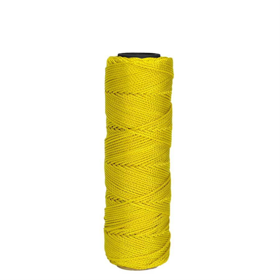 Hilo de nylon trenzado amarillo Bon®