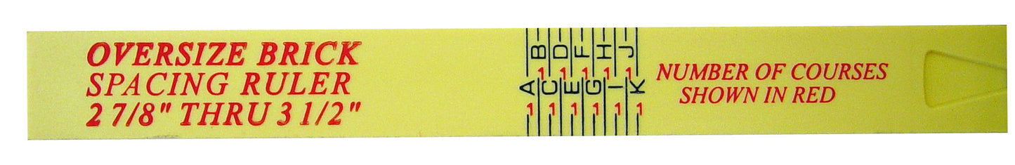 Régua - Fibra de vidro - Tijolo grande - 6 pés (Bon 11-498)