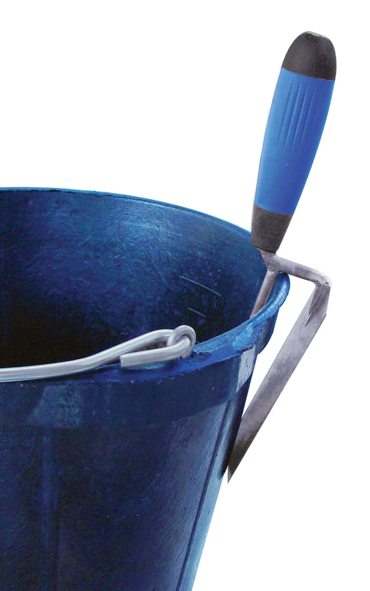 Llana de cubo Bon® con mango Comfort Grip - Acero al carbono