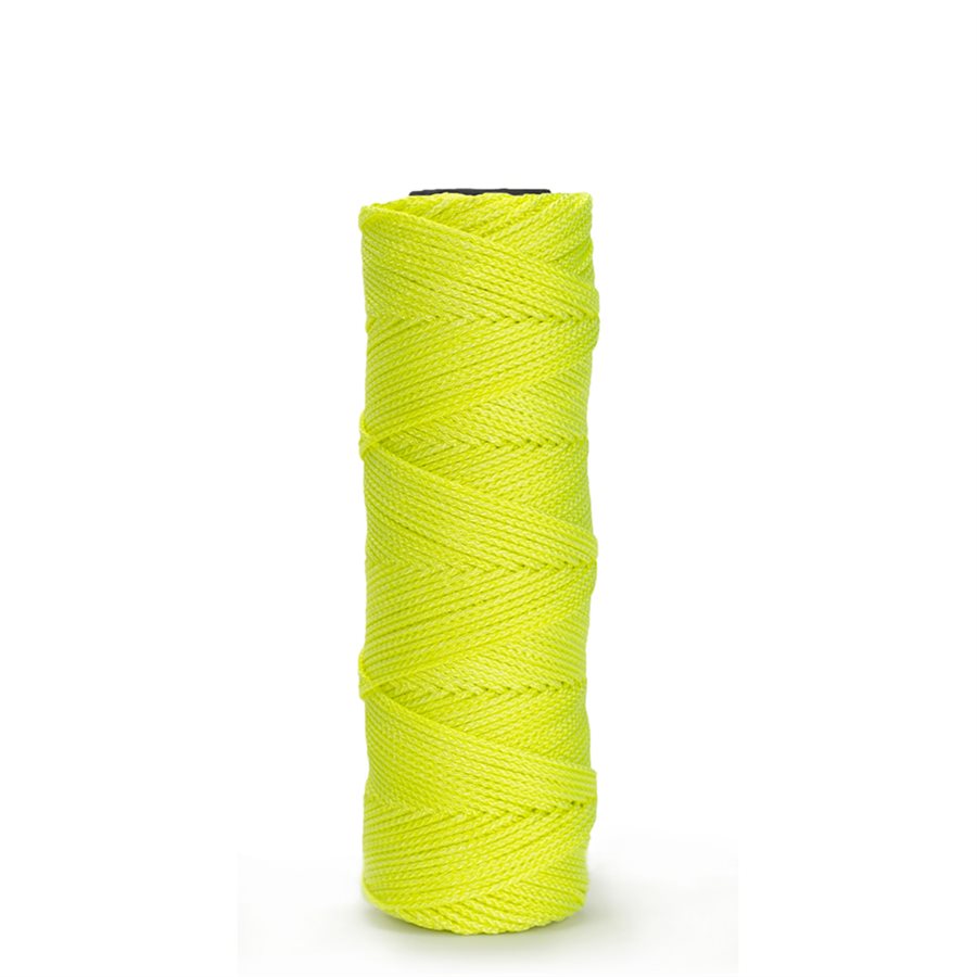 EZC Braided Nylon Line - 1000' - Neon Yellow