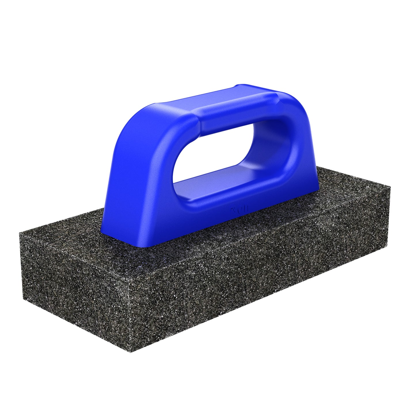 Rub Brick - No Flute - 8" x 3.5" x 3/4" - 20 Grit - Plastic Handle