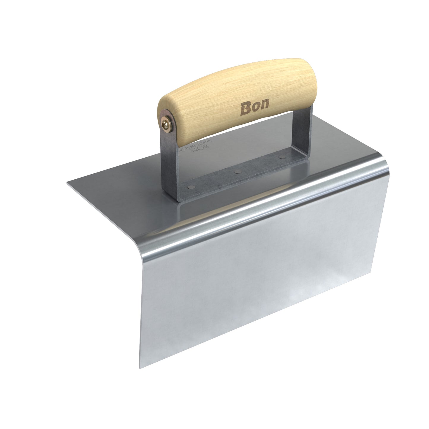 Step Tool - Outside - 8" x 4" - 1/2" Radius - 4" Lip - Wood Handle