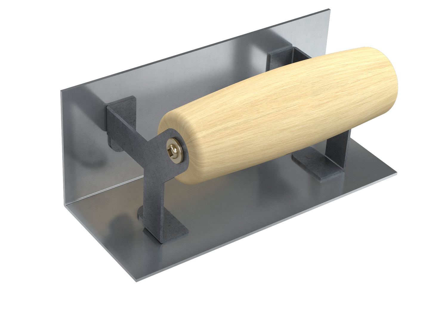 Bon® Step/Corner Tool - Inside - 6" x 2.5" - Square Radius - Wood Wave Handle