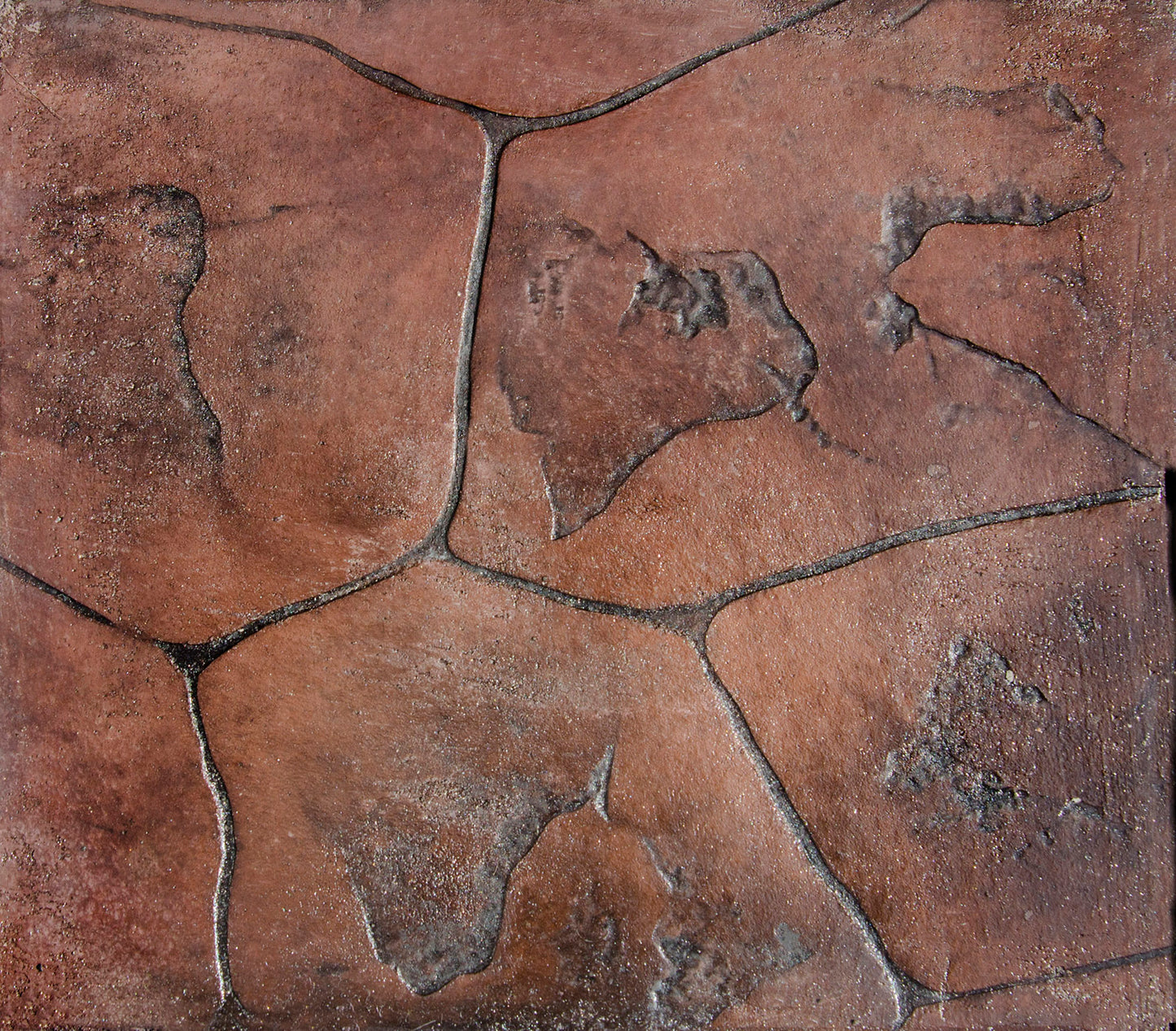 Texture Mat - Random Stone Blue - 29" x 29"