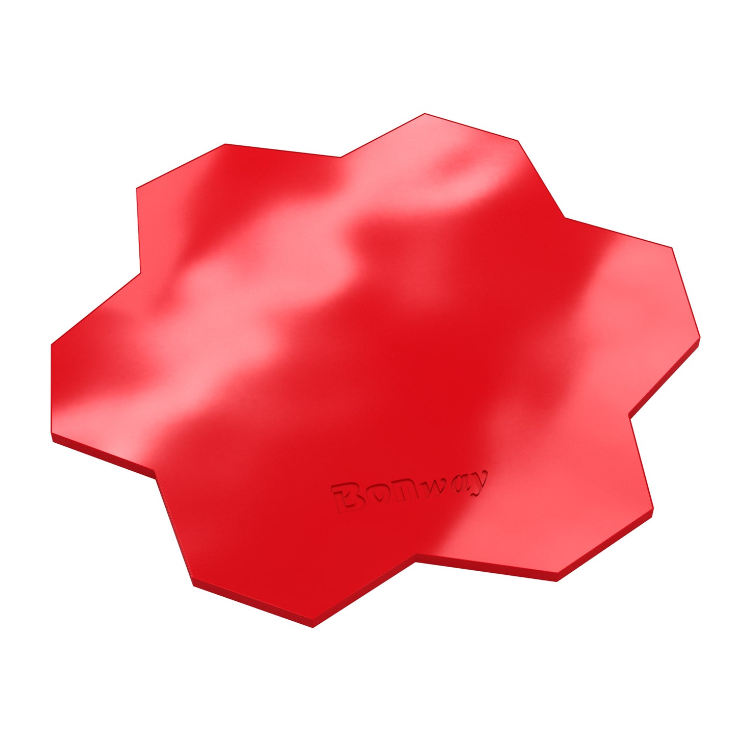 Texture Mat - Random Stone - Red - 29" x 29"