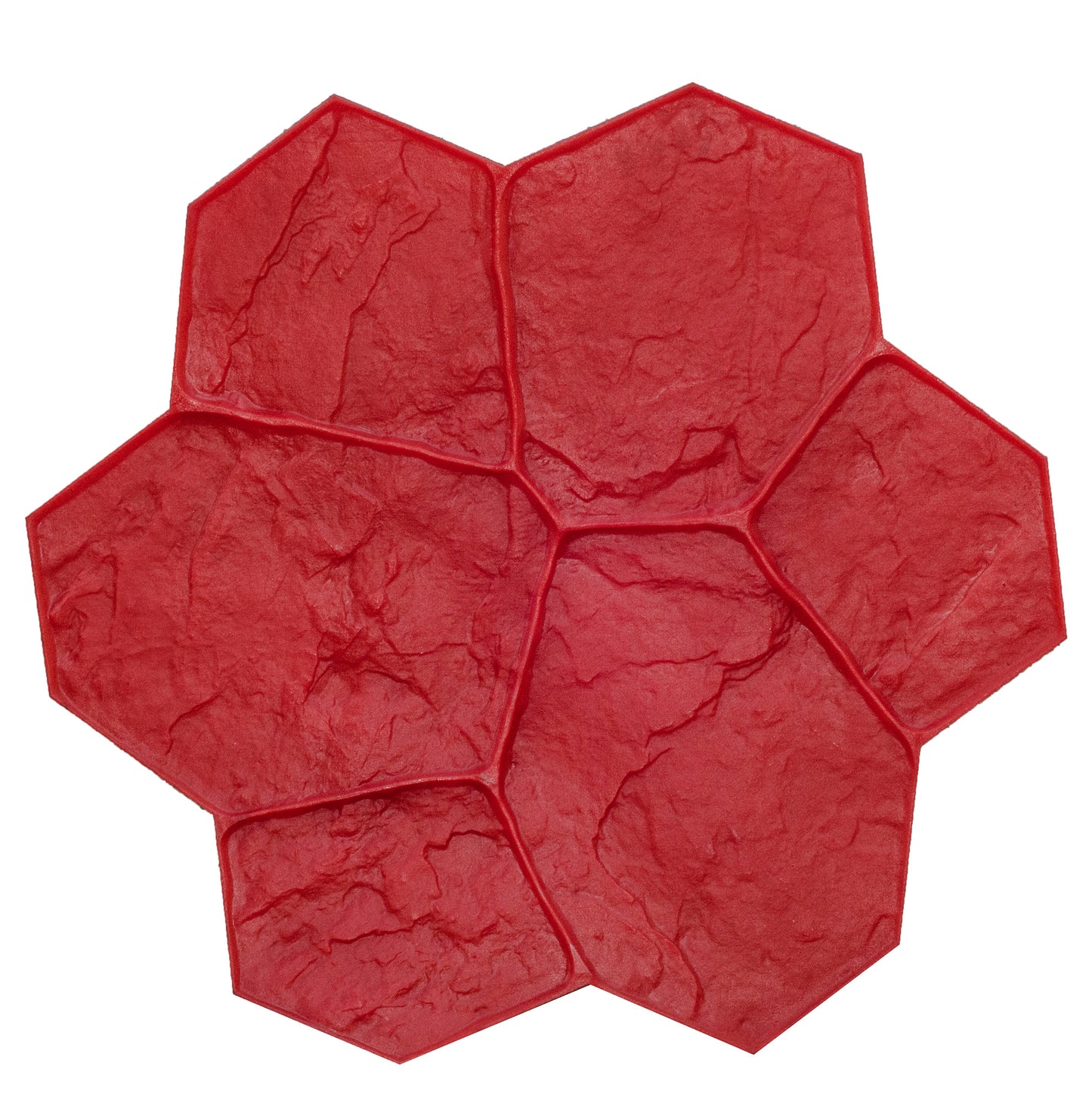 Floppy Mat - Random Stone - Red - 29" x 29"