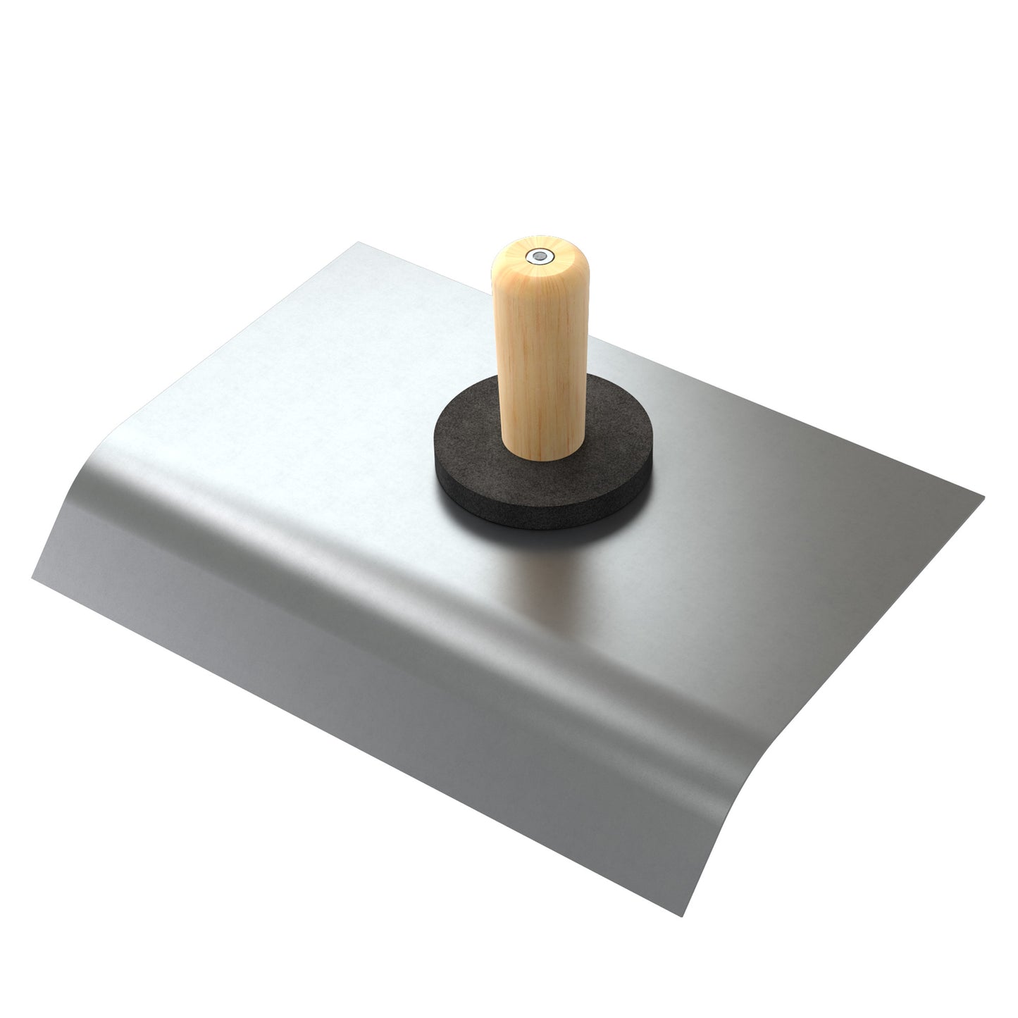 Bon® Curved Top Hawk with Wood Handle - Stainless Steel