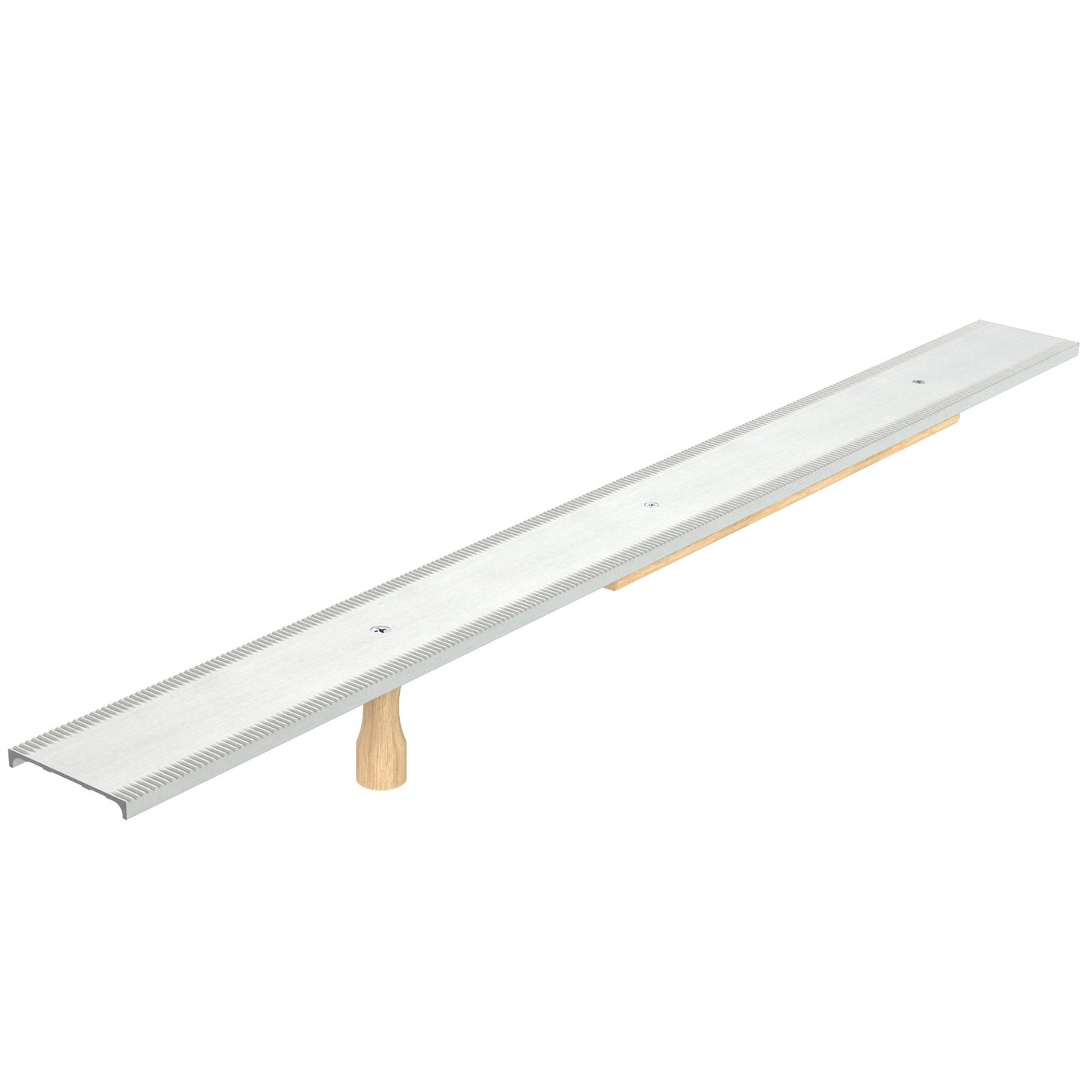 Llana de aluminio con muesca Bon® - 42"