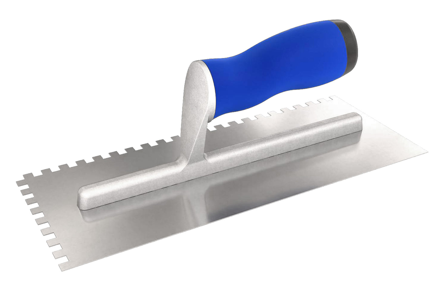 Bon® Notched Trowel with Comfort Grip Handle - 1/2" Square