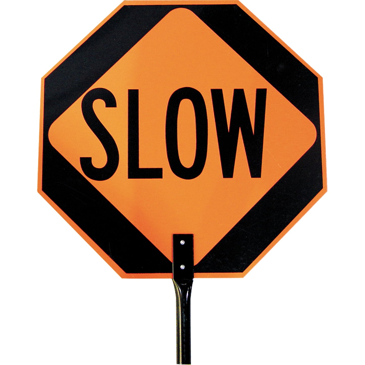 Pá de trânsito - Pare/Desacelere 18 polegadas - Alça de 6 polegadas (Bon 14-985)