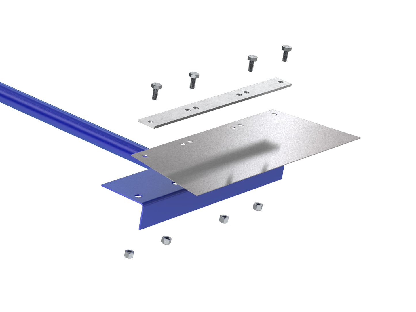 Floor Scraper - Steel Blade - 14" - 5' Steel Handle