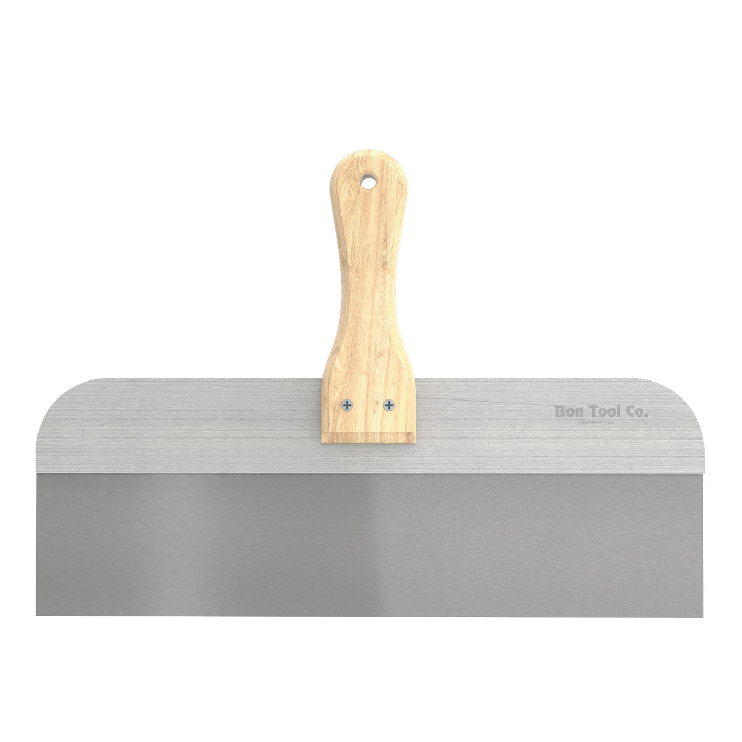 Cuchillo de encintado - Acero inoxidable - 8" x 3" - Mango de madera de 7"