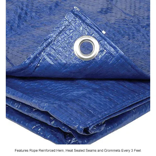 30' X 50' Blue Poly Tarp
