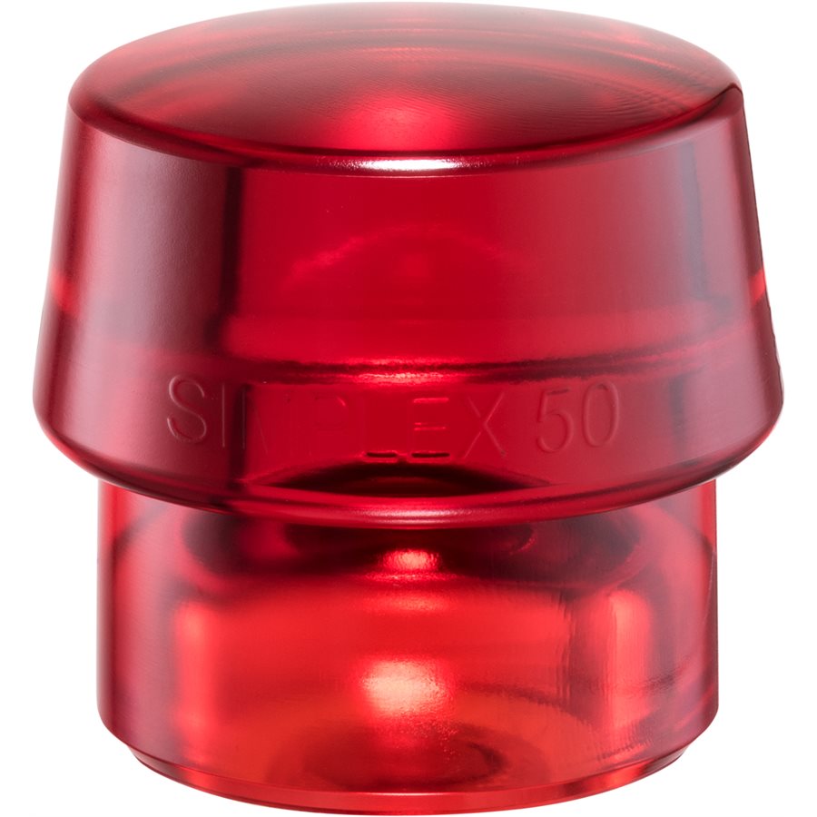 Simplex Replacement Face - Red Plastic - 2.36" Diameter