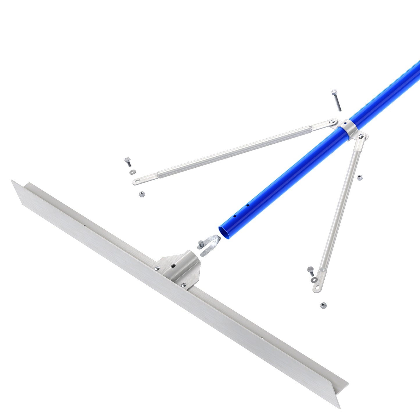 Bon® Smooth Asphalt Lute Rake - Aluminum - 42" - 6' Aluminum Handle