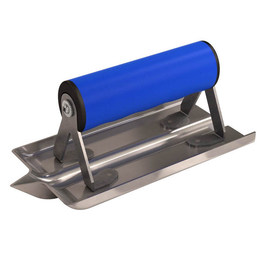 Ranuradora de acero al carbono - 6' x 3' - Radio de 1/2' - Mango de agarre cómodo