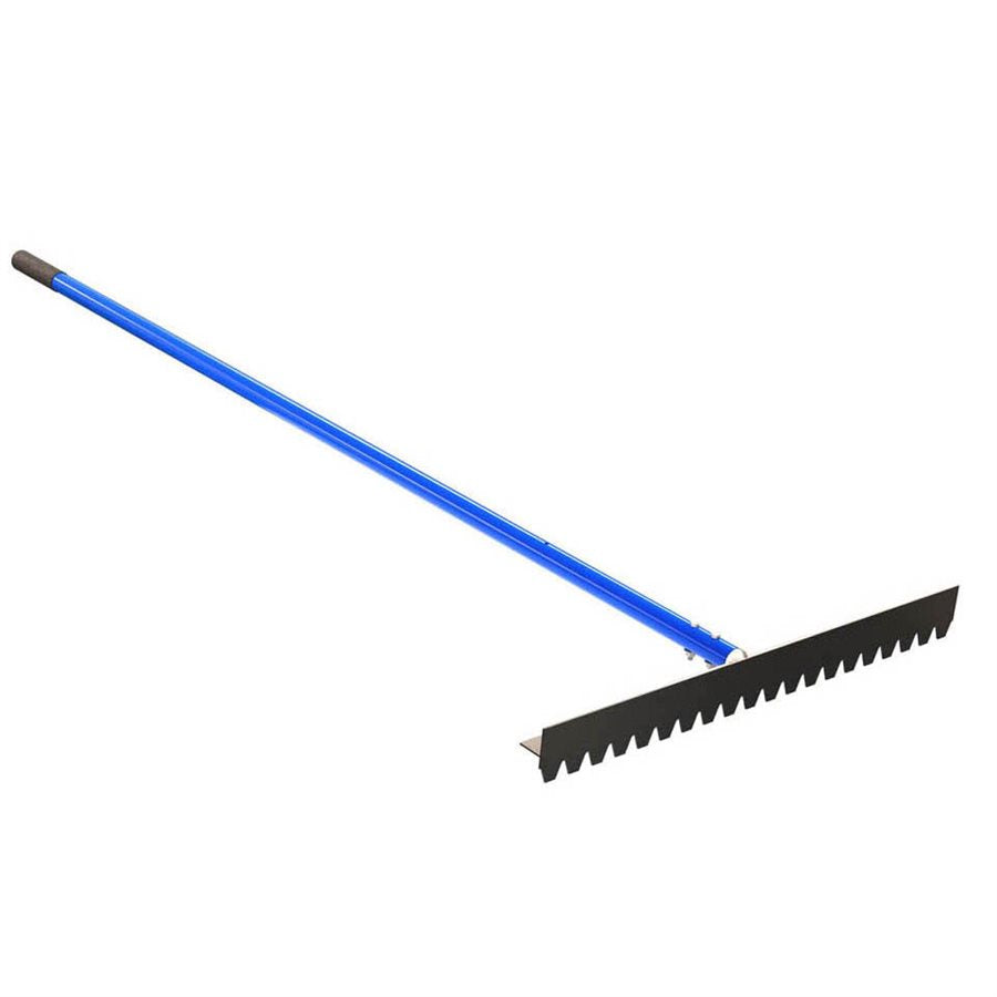 Bon® Blunt Tooth T Connector Lute Rake - 30" with 6' Handle