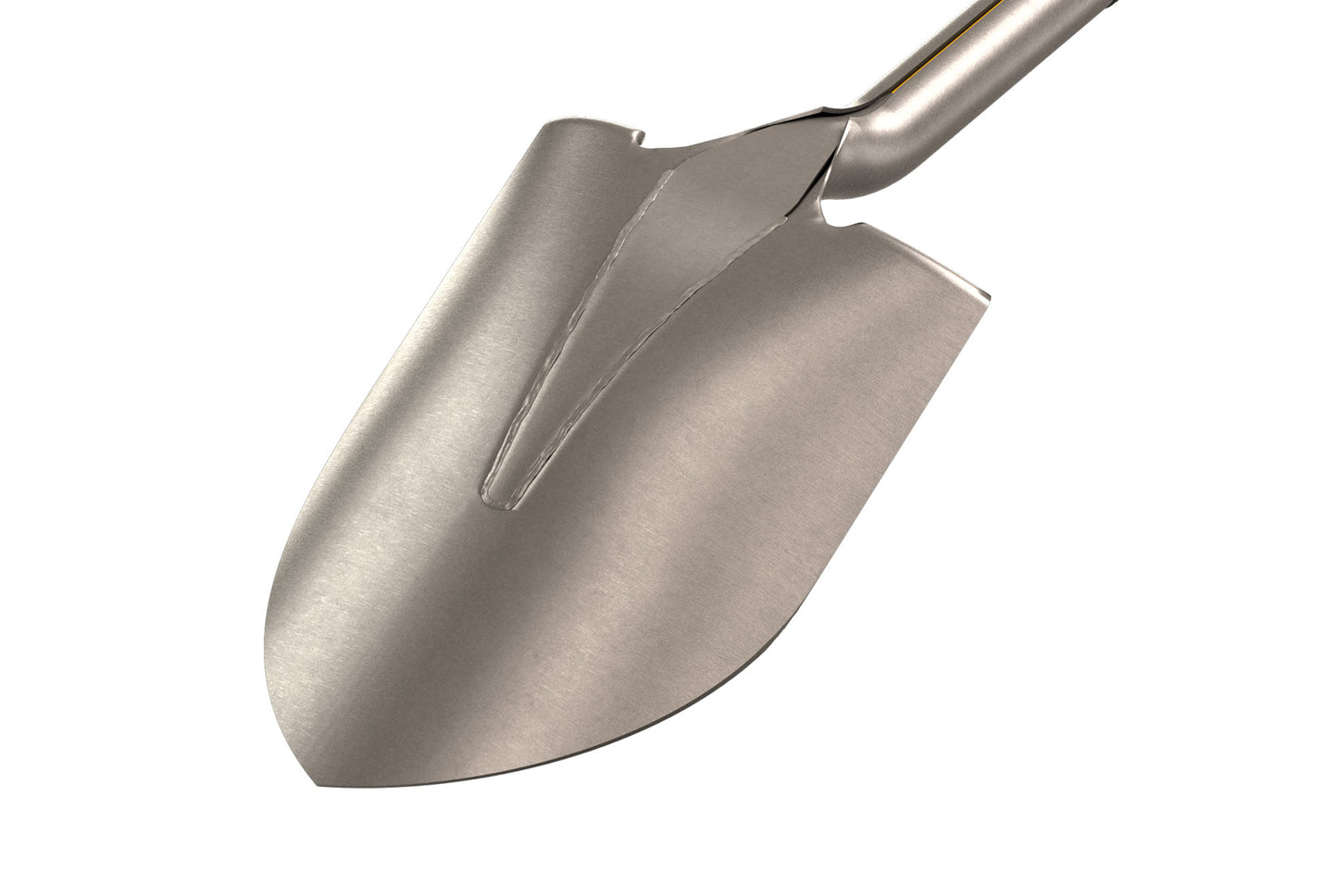 Pala de punta redonda cerrada con mango de fibra de vidrio de 48"