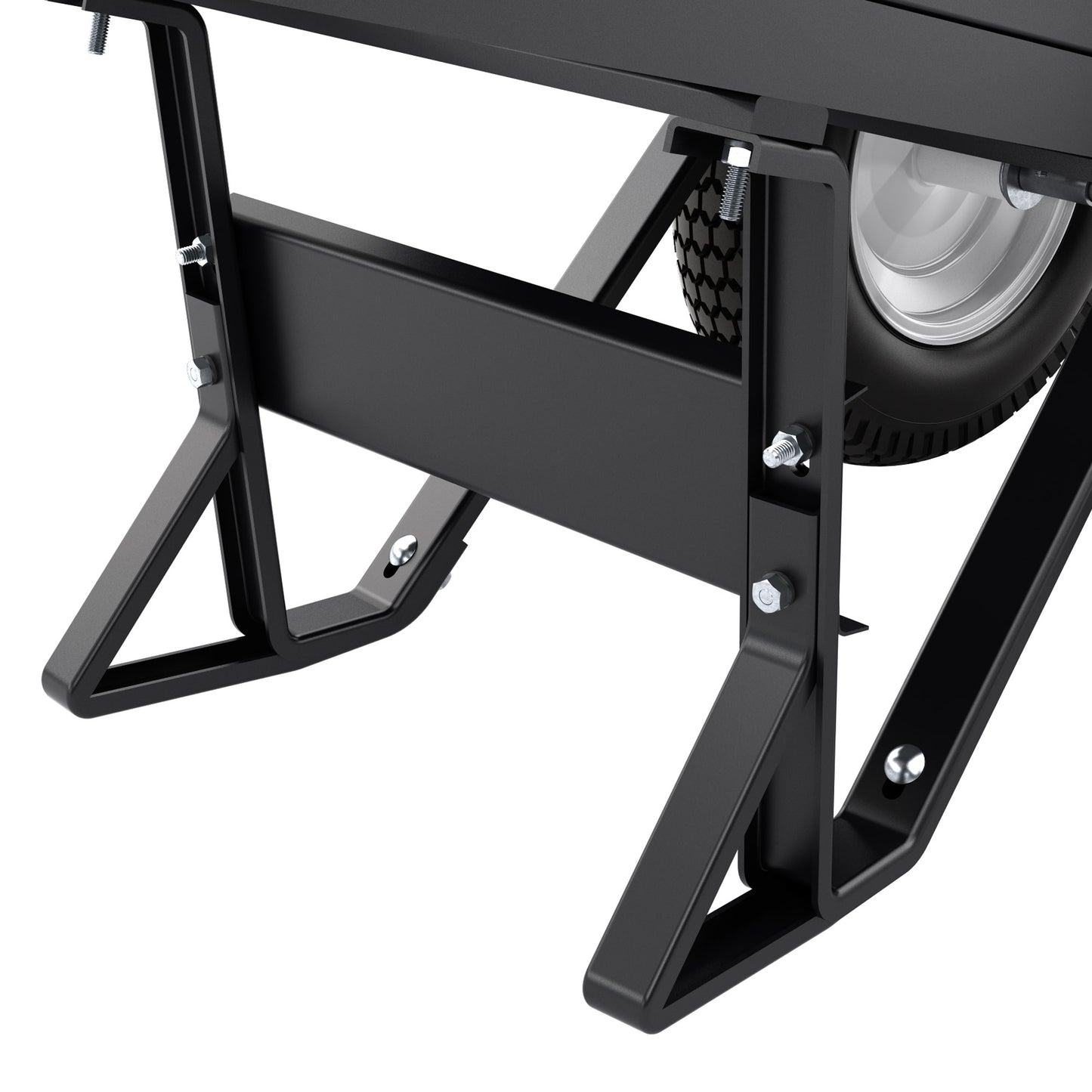 Barrow - Poly - 5.75 Cubic Feet Tray - Double Knobby Tire - Steel Handle