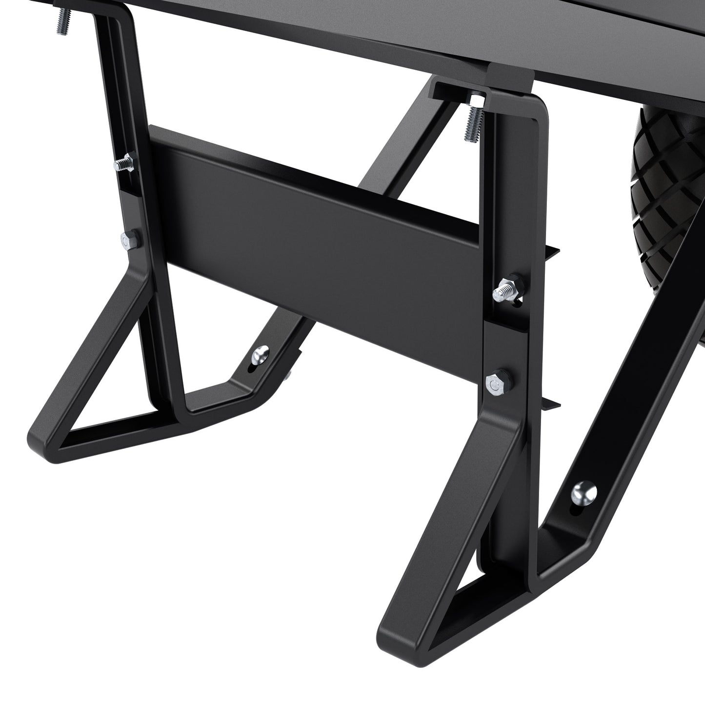 Barrow - Poly - 5.75 Cubic Foot Tray - Single Flatfree Tire - Steel Handle
