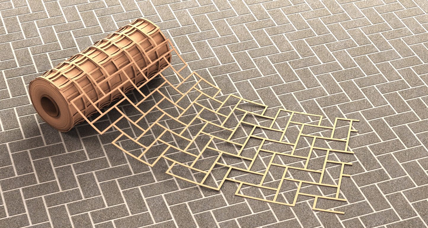 Paper Stencil - Herringbone - 33" x 365'