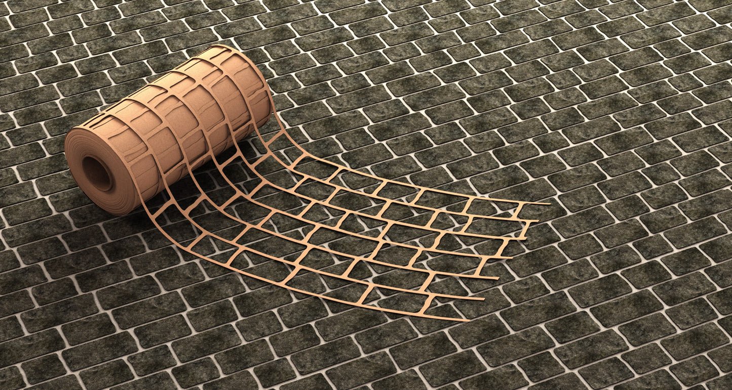 Paper Stencil - Random Stone - 33" x 365'