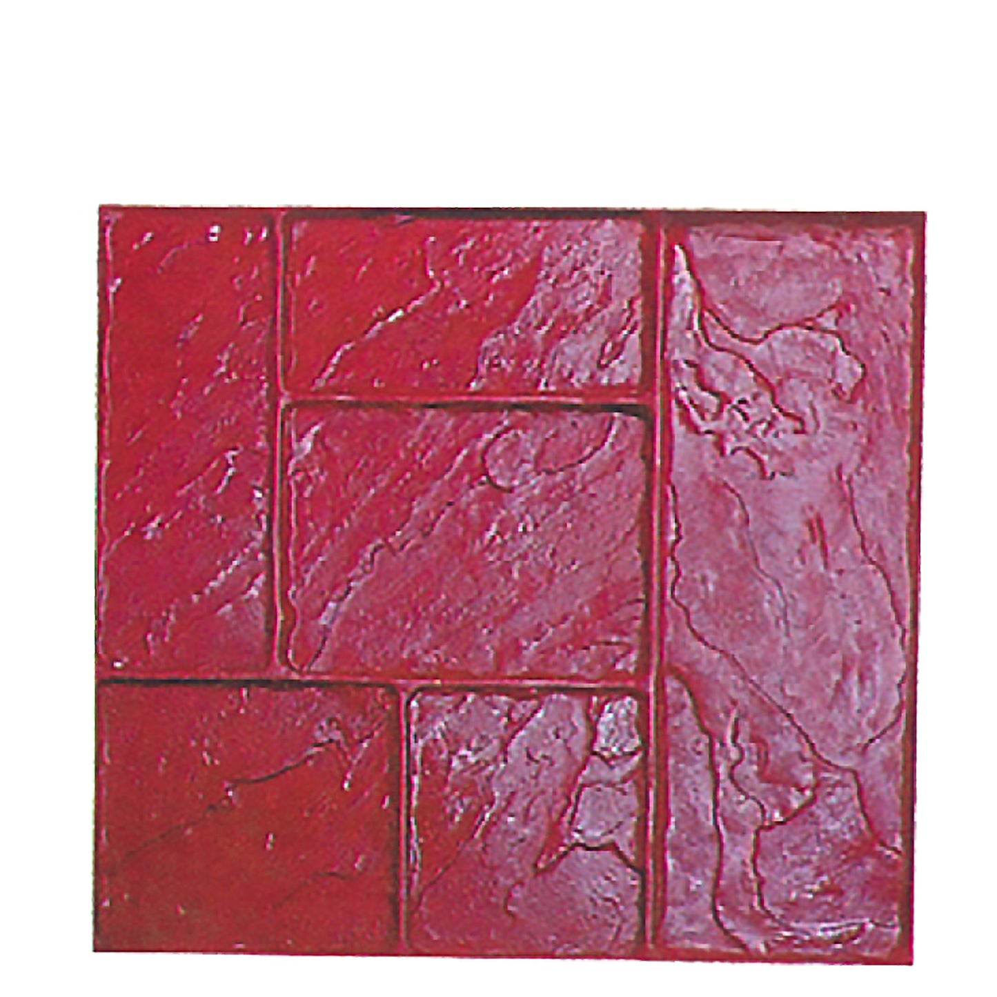 Sello de textura - Country Ashlar - Rojo
