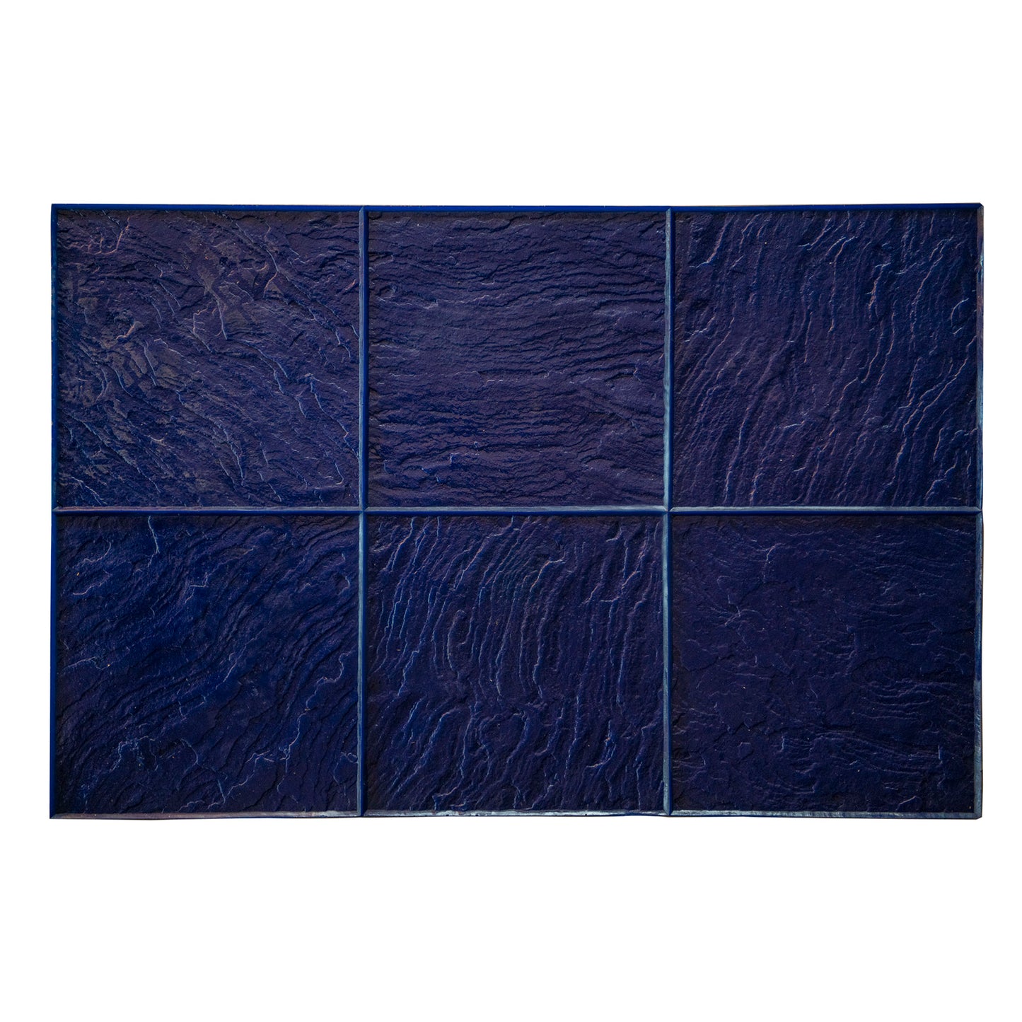 Carimbo de textura - Azulejo imponente azul (Bon 32-437)