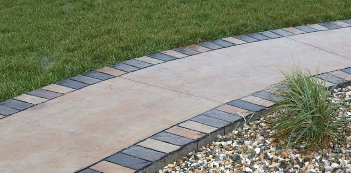 Rolo de borda - Ardósia cortada - 8 polegadas (Bon 32-494)