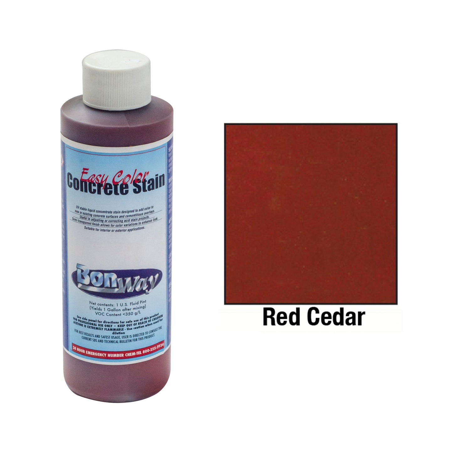 Concrete Stain - Red Cedar - 8 Oz.