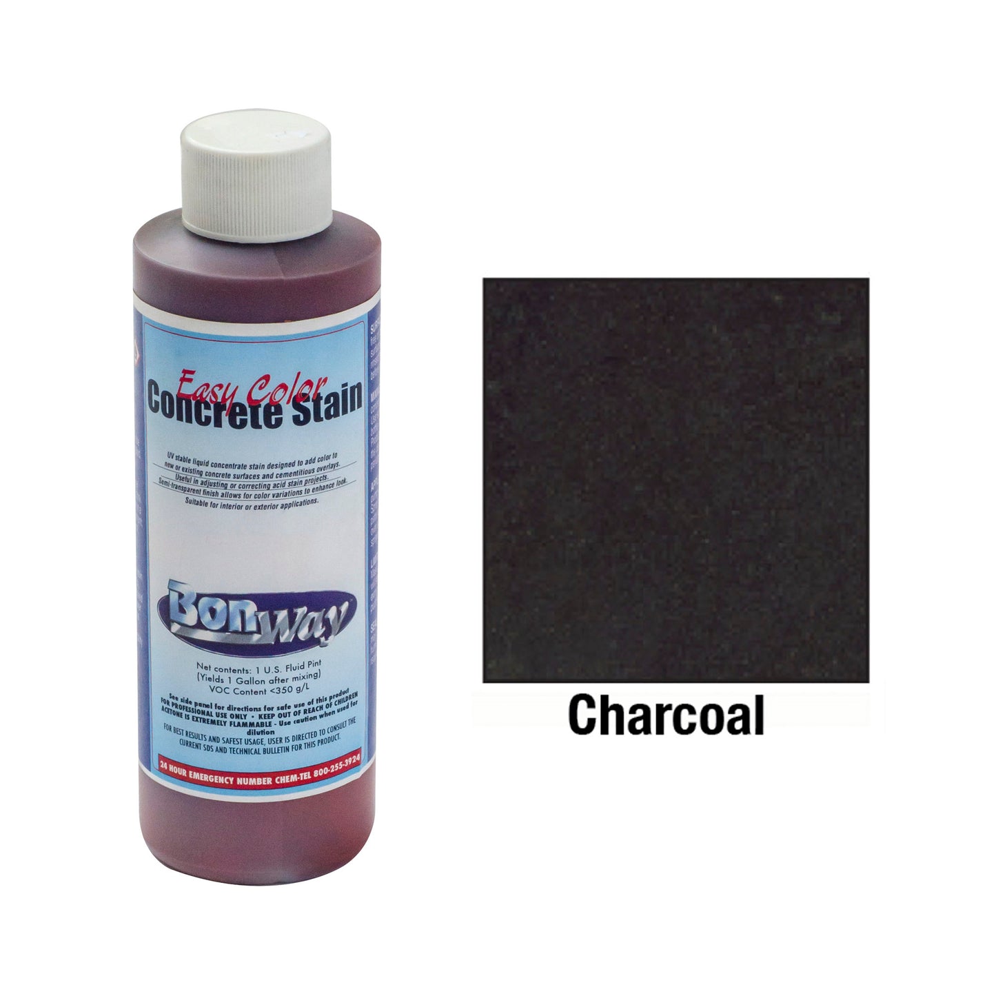 Concrete Stain - Charcoal - 8 Oz.