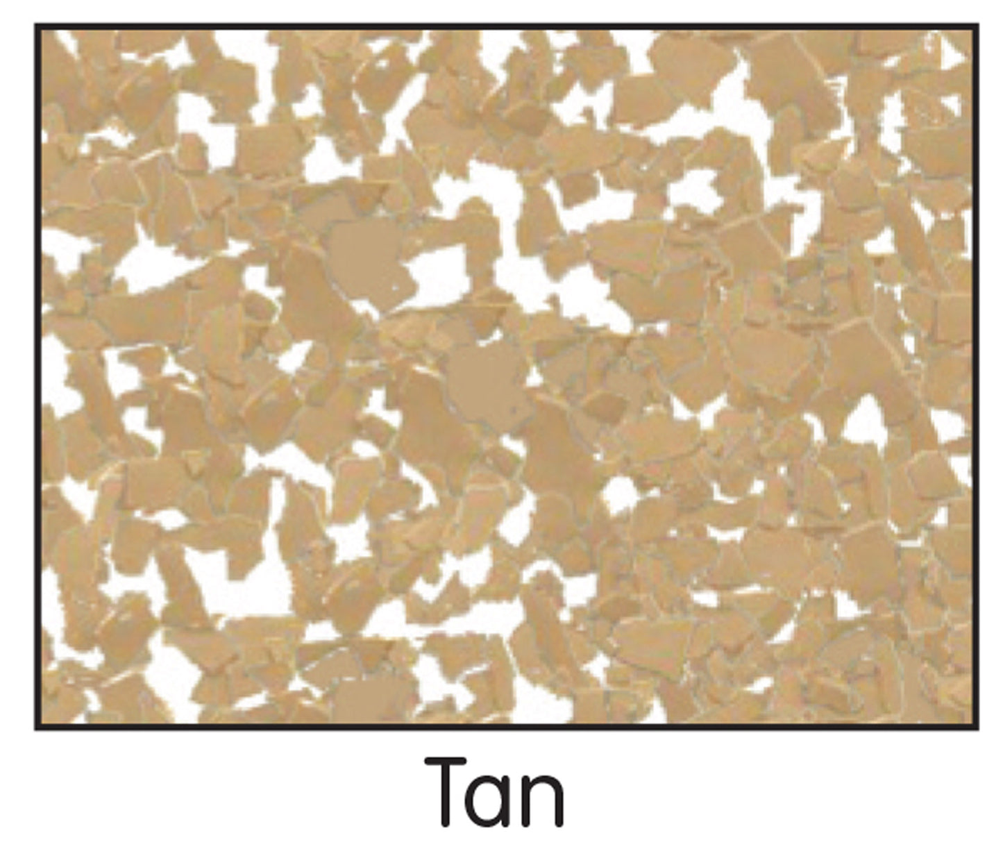 Paint Chips - Tan - 12 Lb.