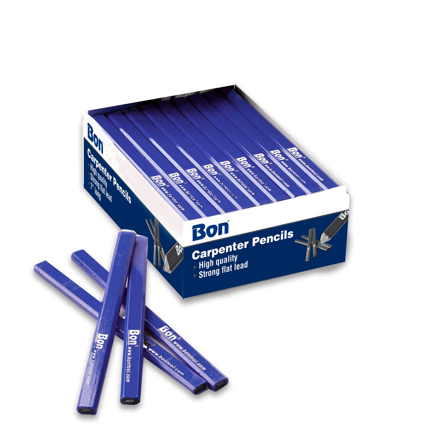 Pencil - Blue Casing - Hard Black Lead - (72/Package)