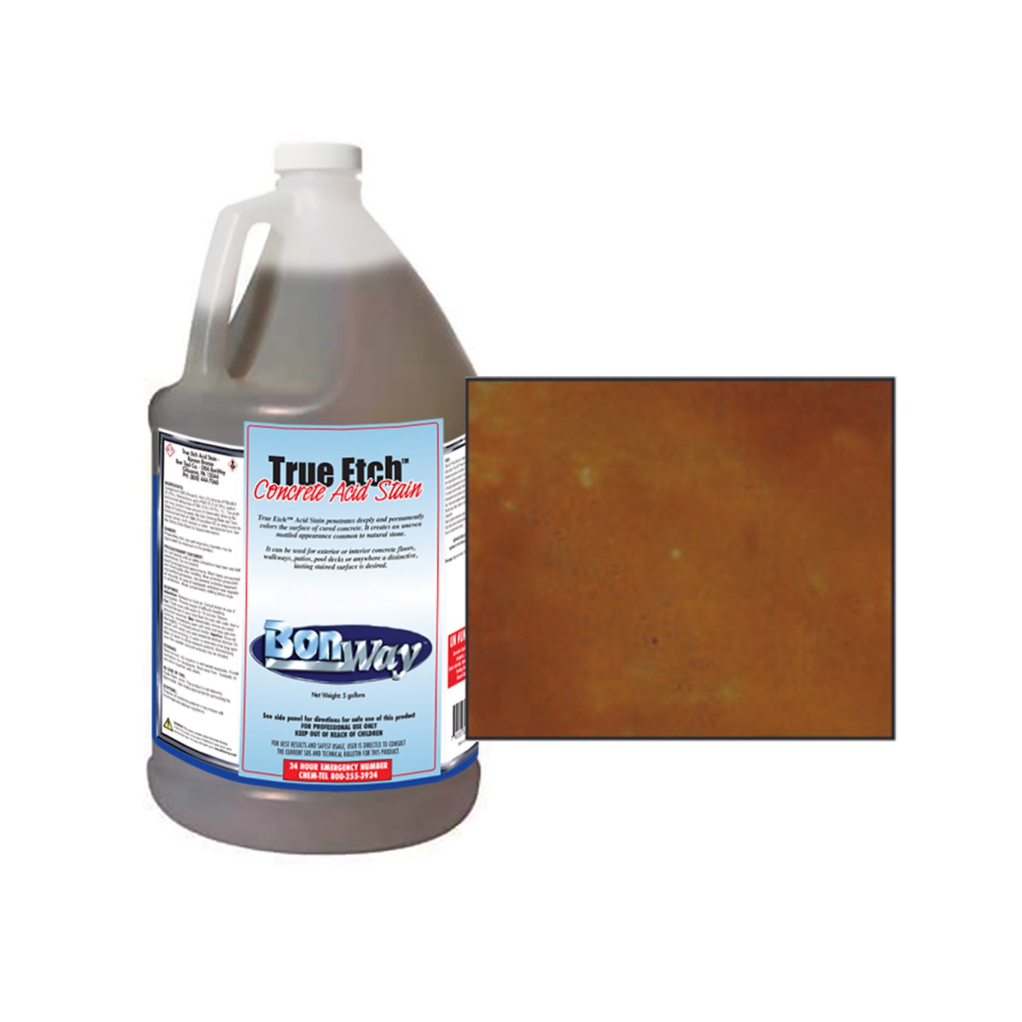 Acid Stain - Bronze - 1 Gallon Jug