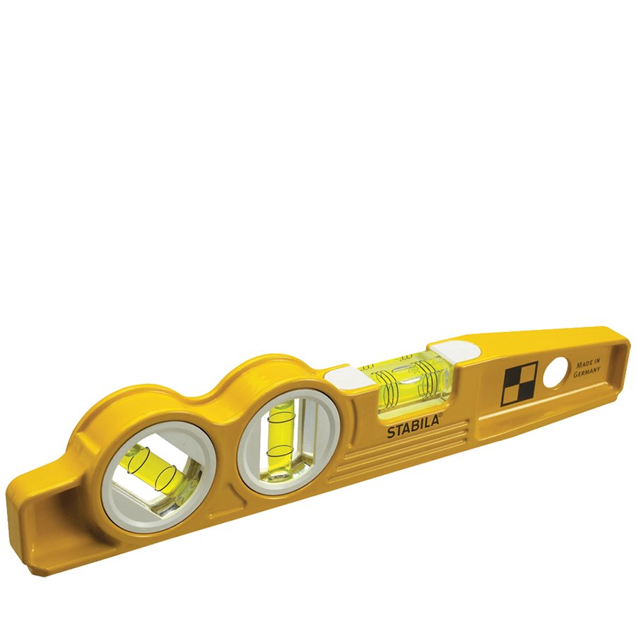 Nível de torpedo magnético V-Groove de 3 frascos - 81 SV REM com frasco de 45° (Bon 43-165)