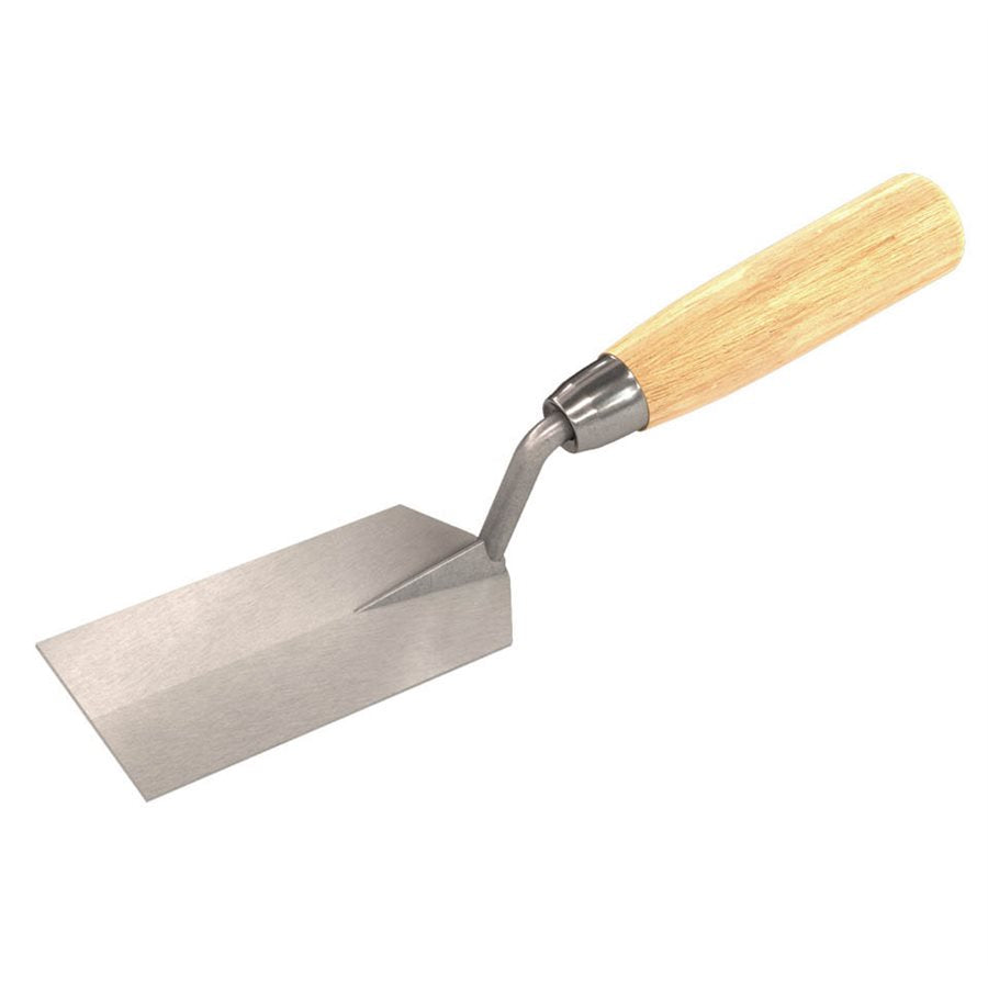 BonTradeTough Margin Trowel with Wood Handle - 5" x 2"