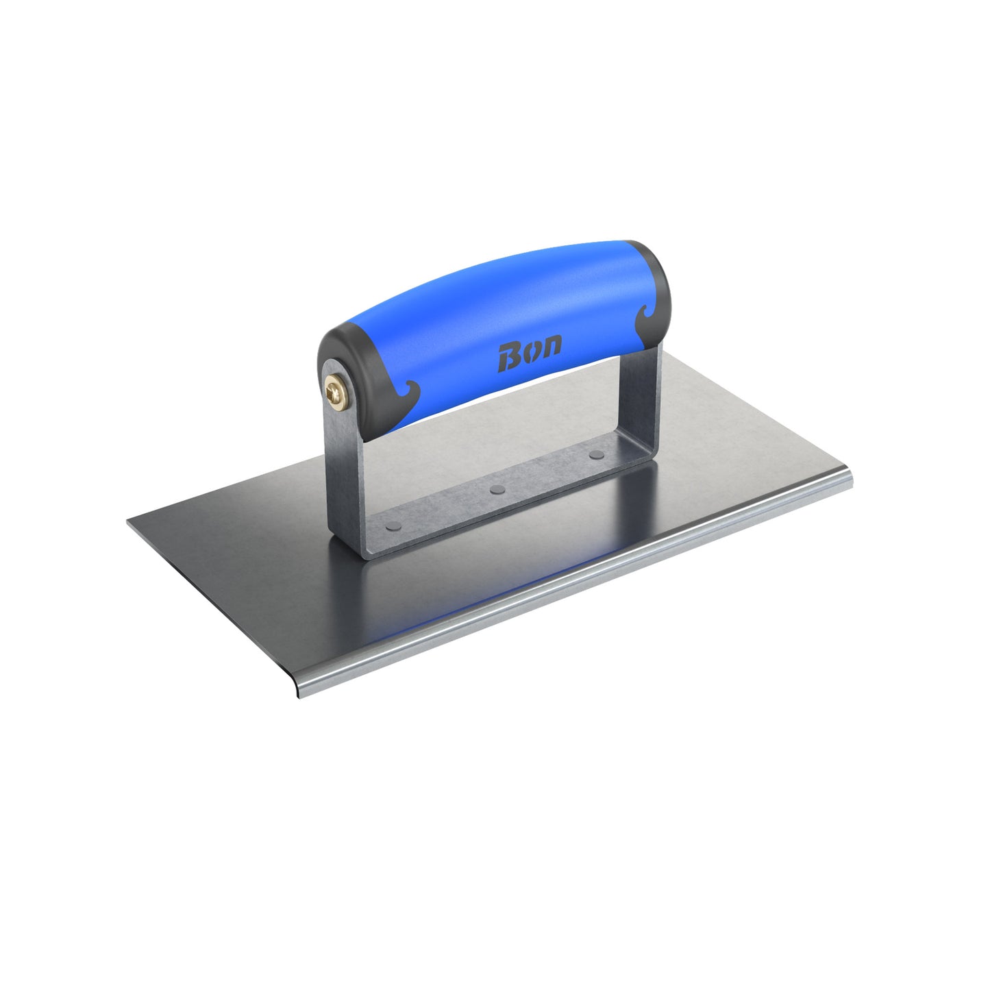 Aparador de bordas - Aço inoxidável - 8 pol. x 4 pol. - Raio de 1/8 pol. - Lábio de 1/4 pol. - Punho confortável (Bon 62-451)