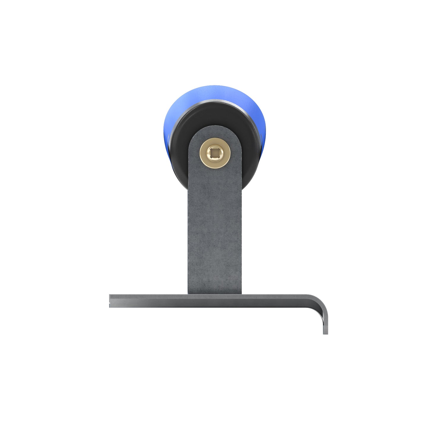 Curved End Edger - Stainless Steel - 6" x 3" - 1/4" Radius - 3/8" Lip - Comfort Grip