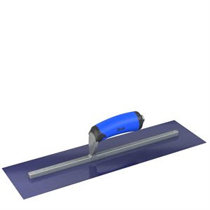 Finish Trowel - Square - Blue Steel - 18 x 5 - Comfort Grip