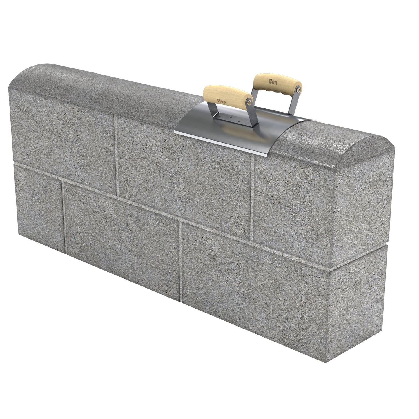 Ferramenta de tampar com guia - Aço - 8 pol. x 10 pol. - 2 alças (Bon 81-113)