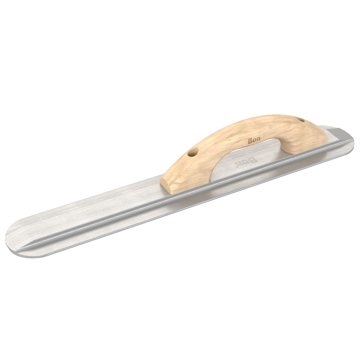 Flotador de magnesio Bon® con mango de madera - Extremo redondo