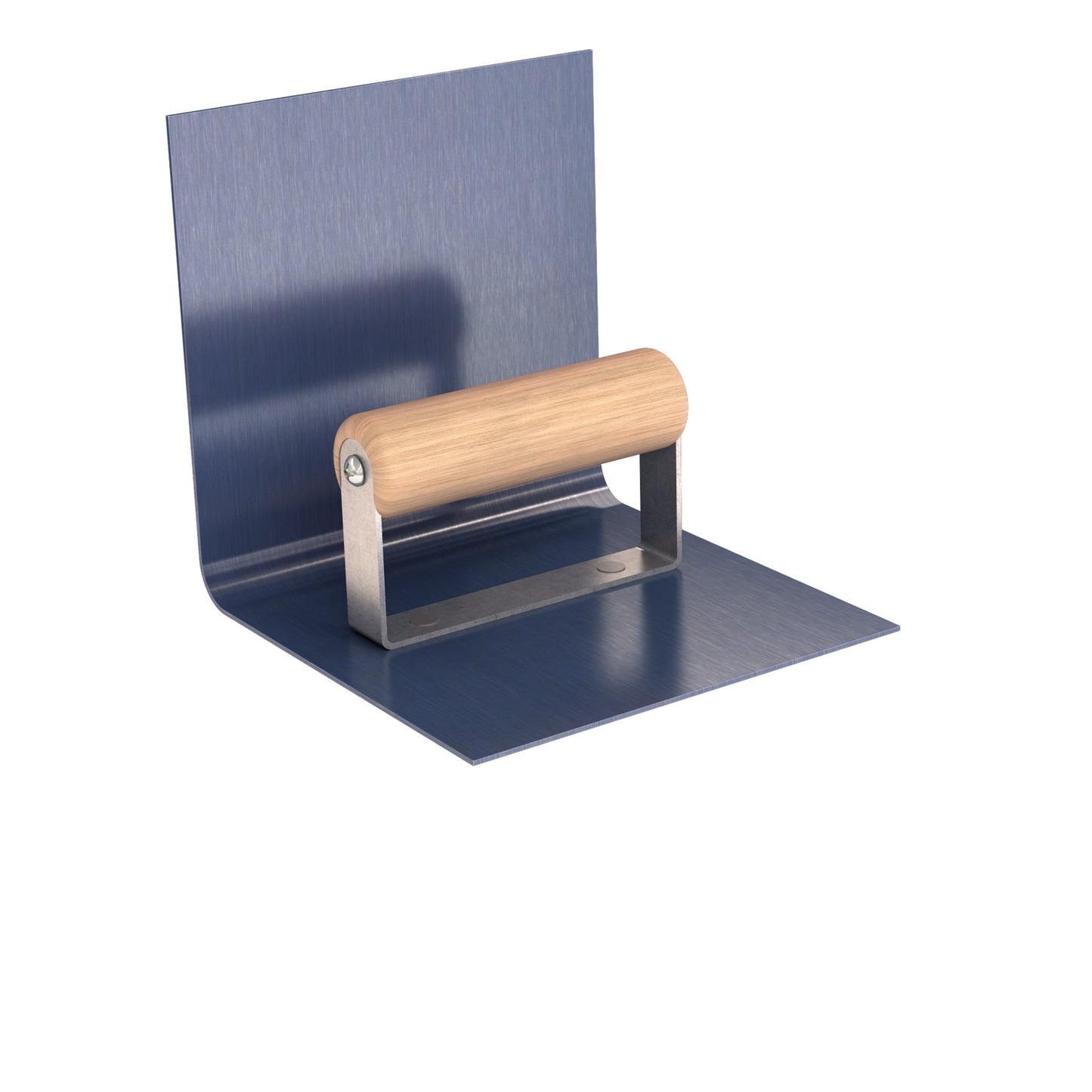 Herramienta para peldaños interiores Bon® de acero azul con mango de madera - 15.2 cm x 15.2 cm | Borde de 15.2 cm