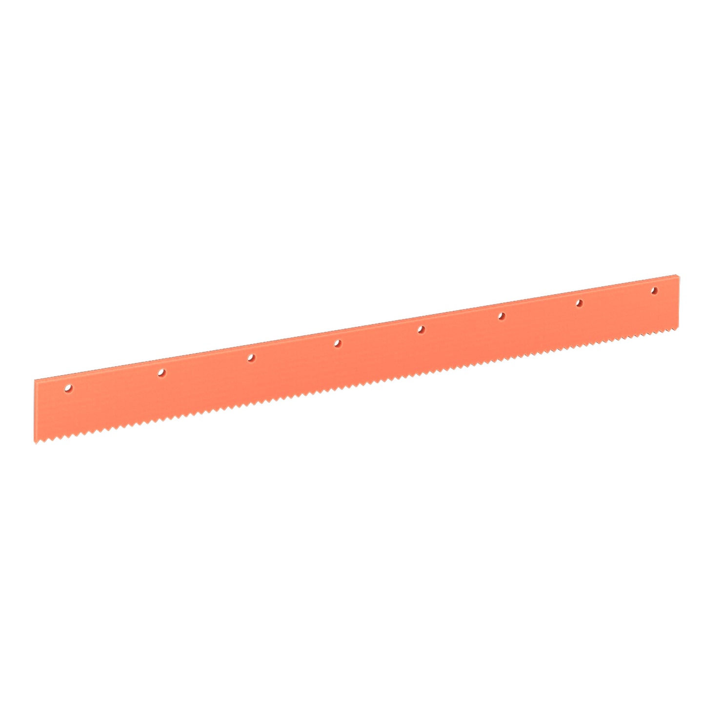 Notched Replacement Squeegee - 24" - Red Rubber