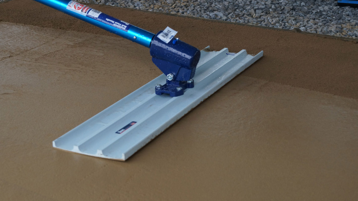 Bon® Bull Float - Magnesium - 42" - Square End - With Wormgear Bracket