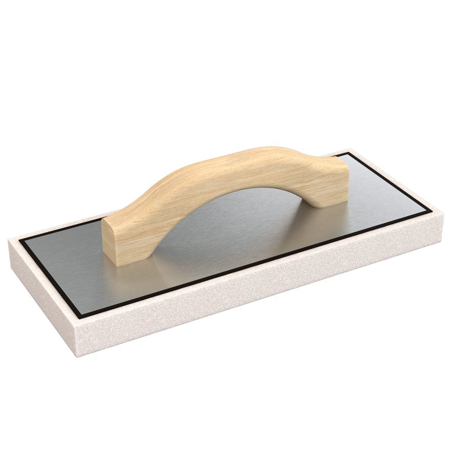 Flotador de espuma Bon® blanco - Mango de madera