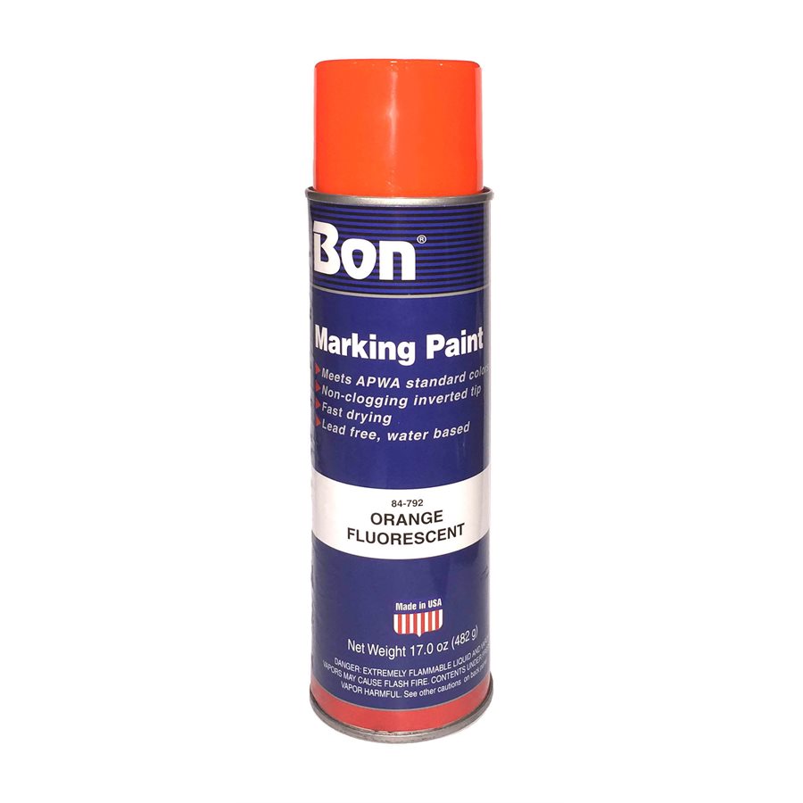 Bon® Marking Paint - Fluorescent Orange - 20 oz (12/Package)