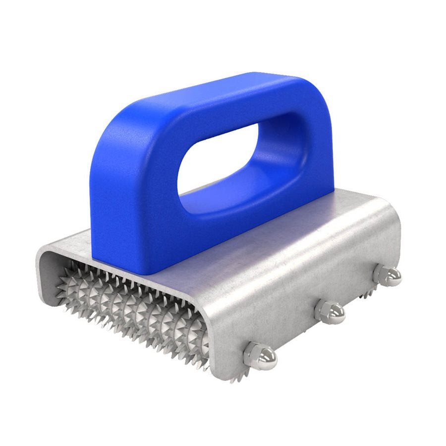 Rodillo para costuras de alfombras - Ruedas de triple estrella - Mango de plástico