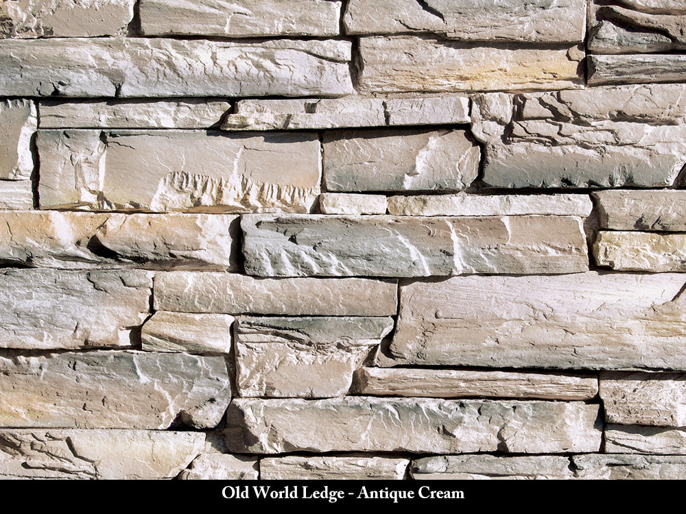 Antique Cream Old World Ledge Stone Veneer