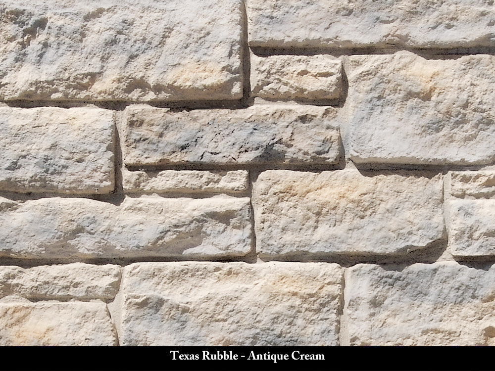 Antique Cream Texas Rubble Stone Veneer