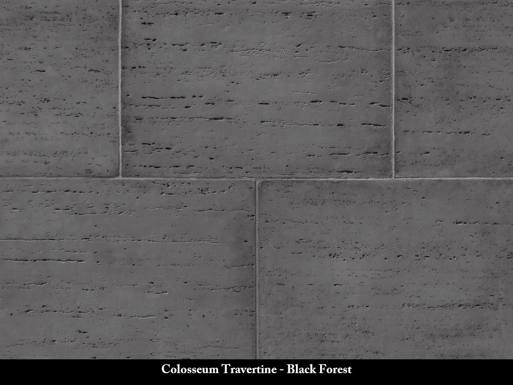 Black Forest Colosseum Travertine Stone Veneer